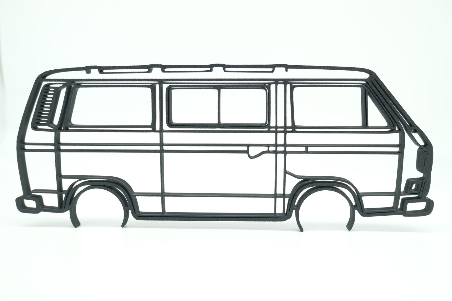 Volkswagen Transporter T3 3D Printed Van Silhouette Wall Art