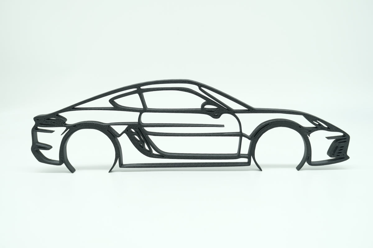 Porsche Car Wallpaper & Hanger - Home Decor for Auto Lovers