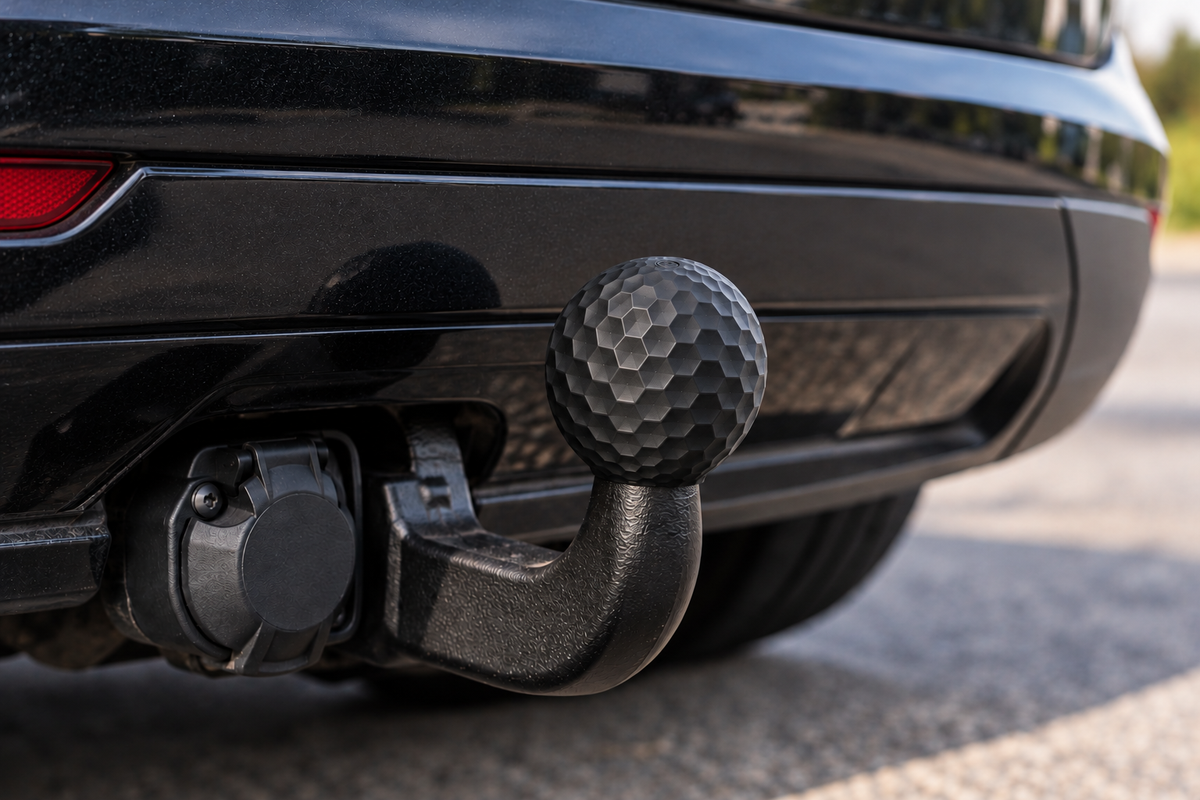 Golf ball Car Trailer Hitch Cover