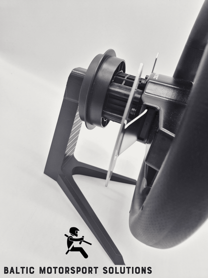 Fanatec Wheel Stand | QR2 Quick Release Storage Holder | Sim Racing Accessory | Desk & Rig Organizer |