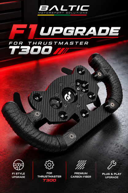 F1 Wheel Mod for Thrustmaster T300 - Ultimate Racing Upgrade