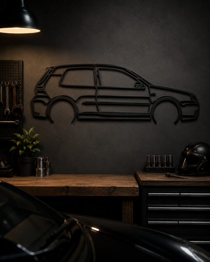 Volkswagen Golf Mk4 R32 3D Printed Wall Art – Classic VW Garage & Man Cave Decor