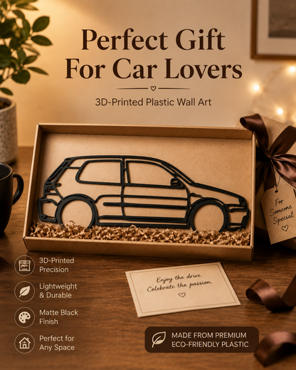 Volkswagen Golf Mk4 R32 3D Printed Wall Art – Classic VW Garage & Man Cave Decor