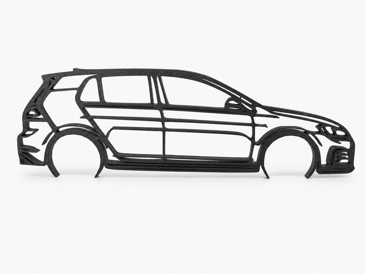 Volkswagen Golf Mk7 GTI 3D Printed Wall Art – VW Garage & Man Cave Decor