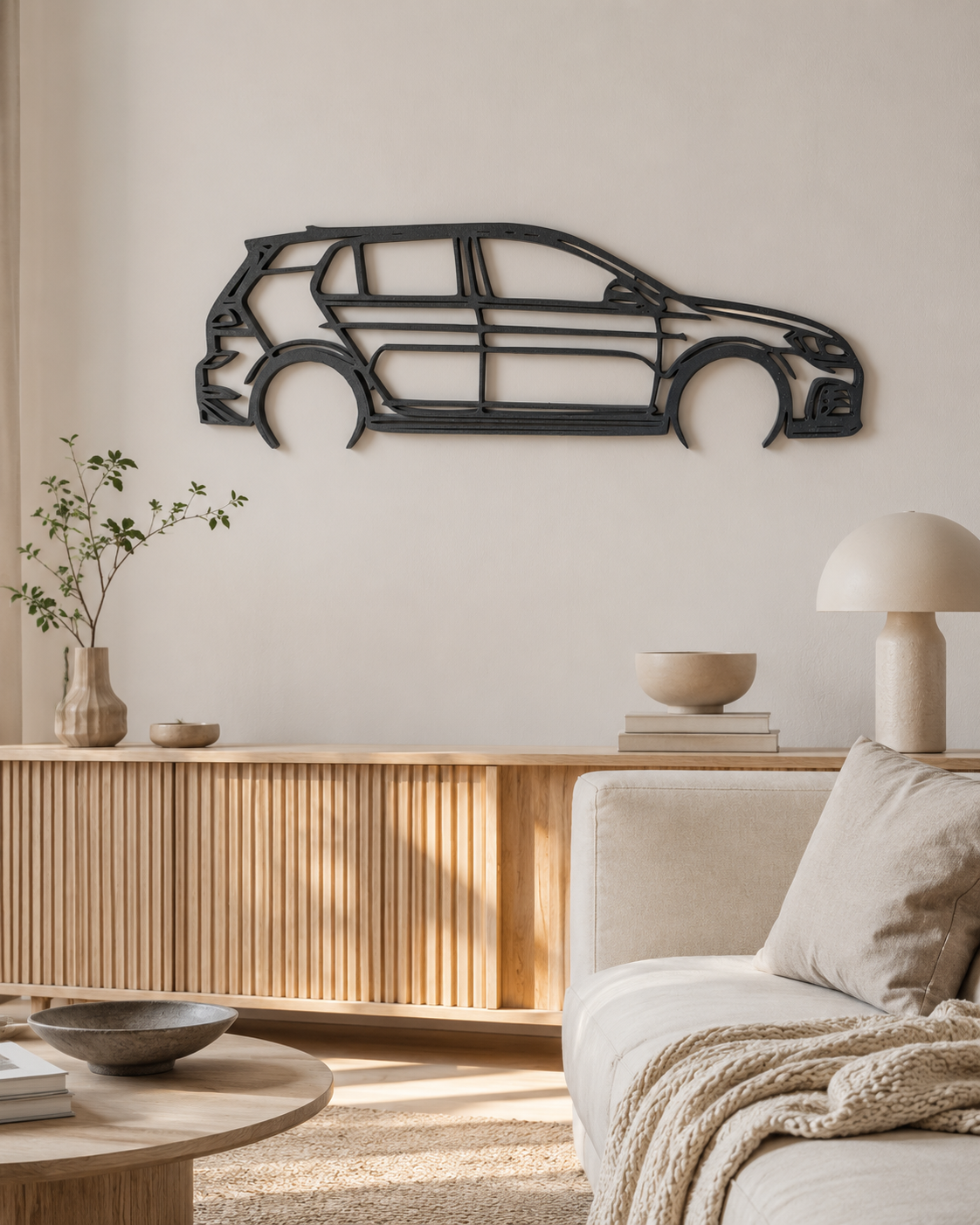 Volkswagen Golf Mk7 GTI 3D Printed Wall Art – VW Garage & Man Cave Decor