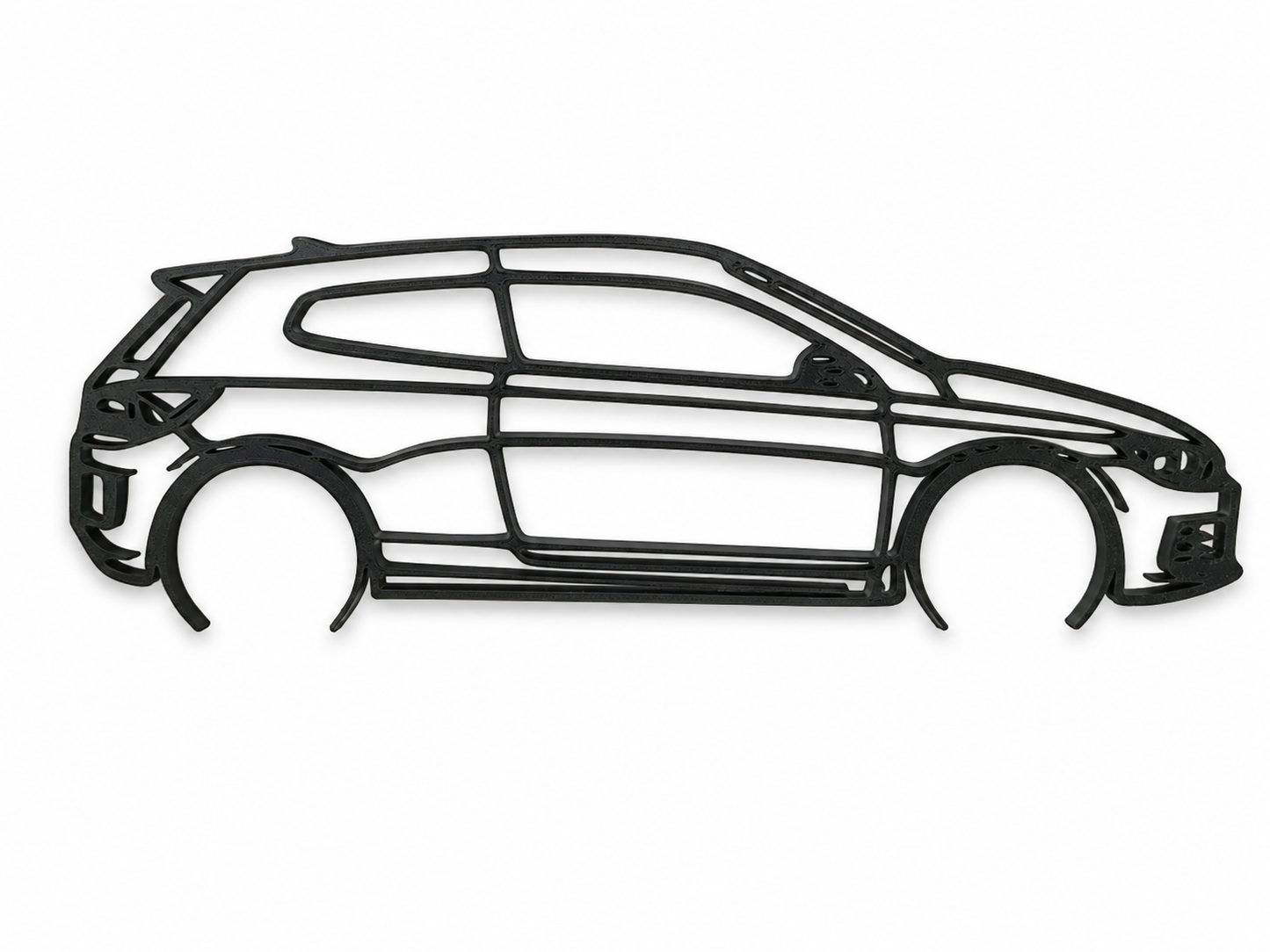 Volkswagen Scirocco 3D Printed Wall Art – VW Garage & Man Cave Decor