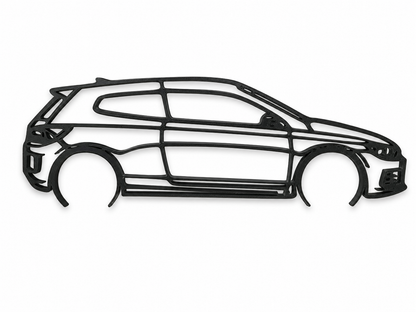 Volkswagen Scirocco 3D Printed Wall Art – VW Garage & Man Cave Decor