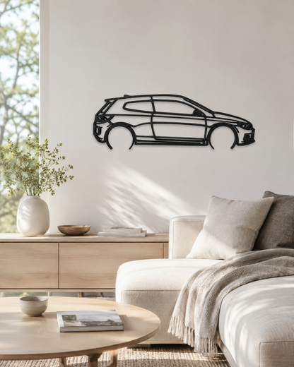 Volkswagen Scirocco 3D Printed Wall Art – VW Garage & Man Cave Decor
