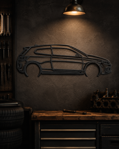 Volkswagen Scirocco 3D Printed Wall Art – VW Garage & Man Cave Decor