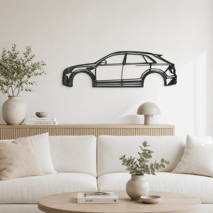 Audi Q8 ABT 3D Printed Wall Art, SUV Car Decor, Car Lover Gift