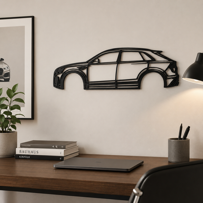 Audi Q8 ABT 3D Printed Wall Art, SUV Car Decor, Car Lover Gift