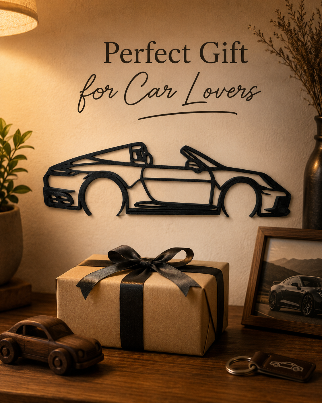 Porsche 911 Targa 2022 3D Wall Art, Sports Car Decor, Car Lover Gift
