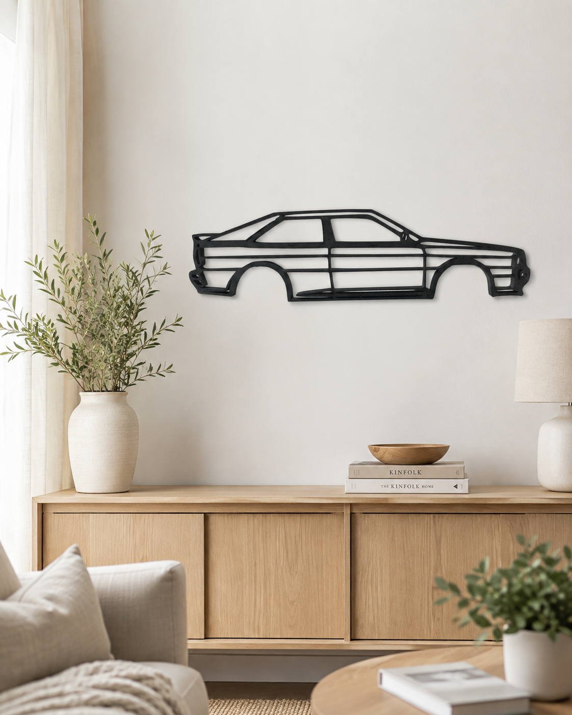 Audi Quattro 1990 3D Printed Wall Art, Classic Rally Car Decor, Car Lover Gift