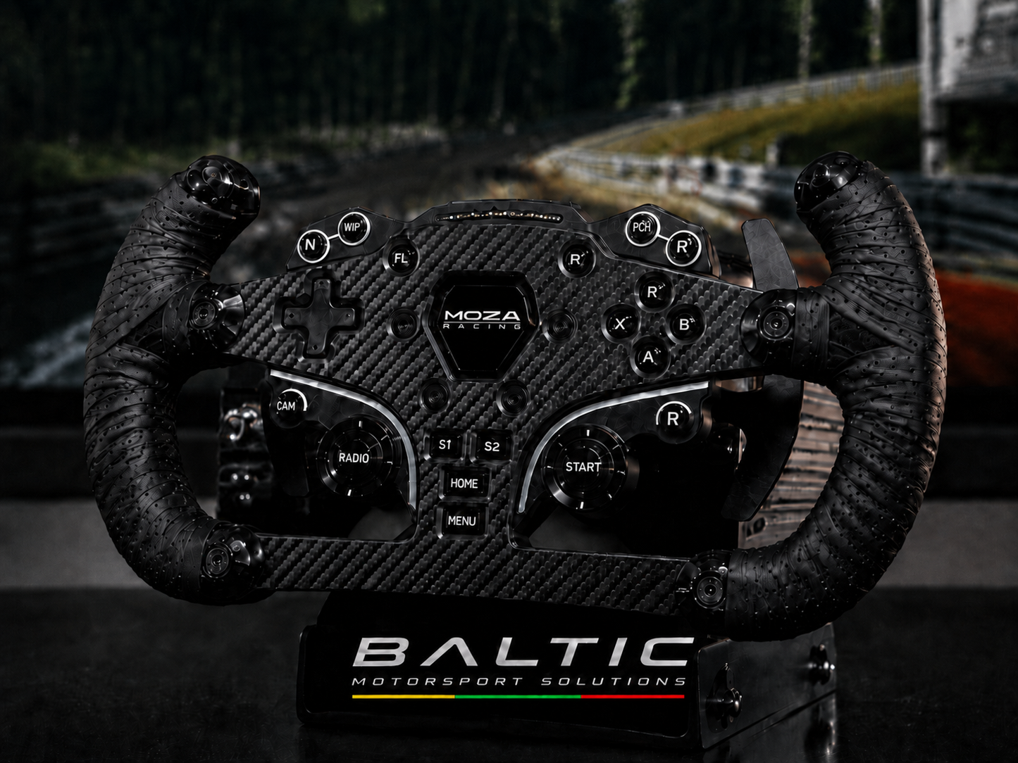 3D Printed Formula Style 1 Wheel Mod for Moza ESX Steering Wheel