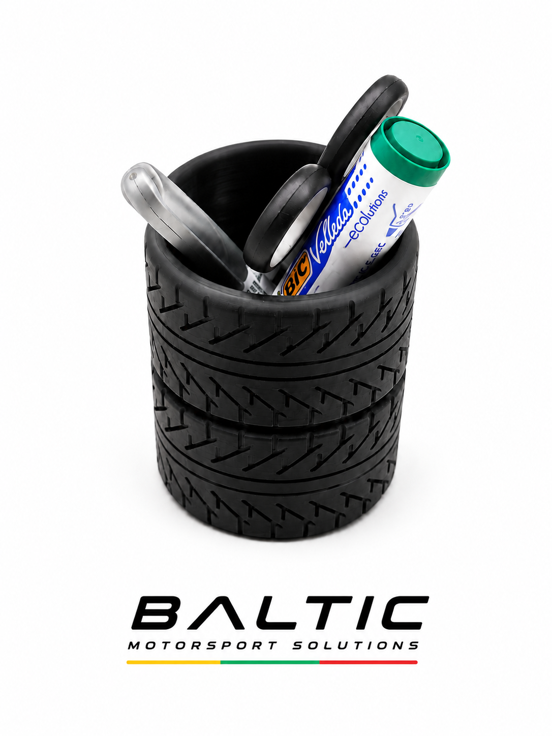 Racing Tire Pencil Case – For Car Lovers & Speed Fans!