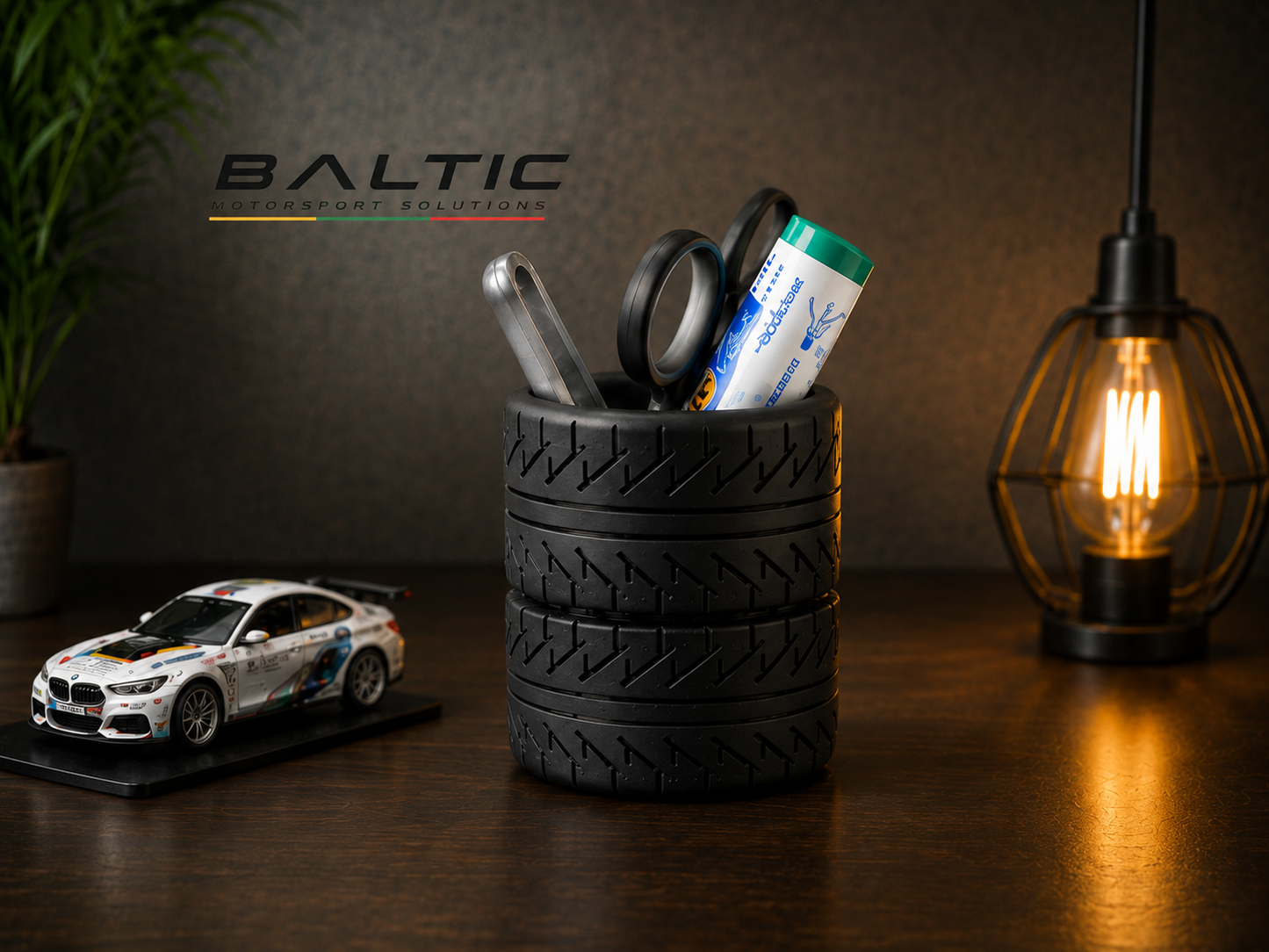 Racing Tire Pencil Case – For Car Lovers & Speed Fans!
