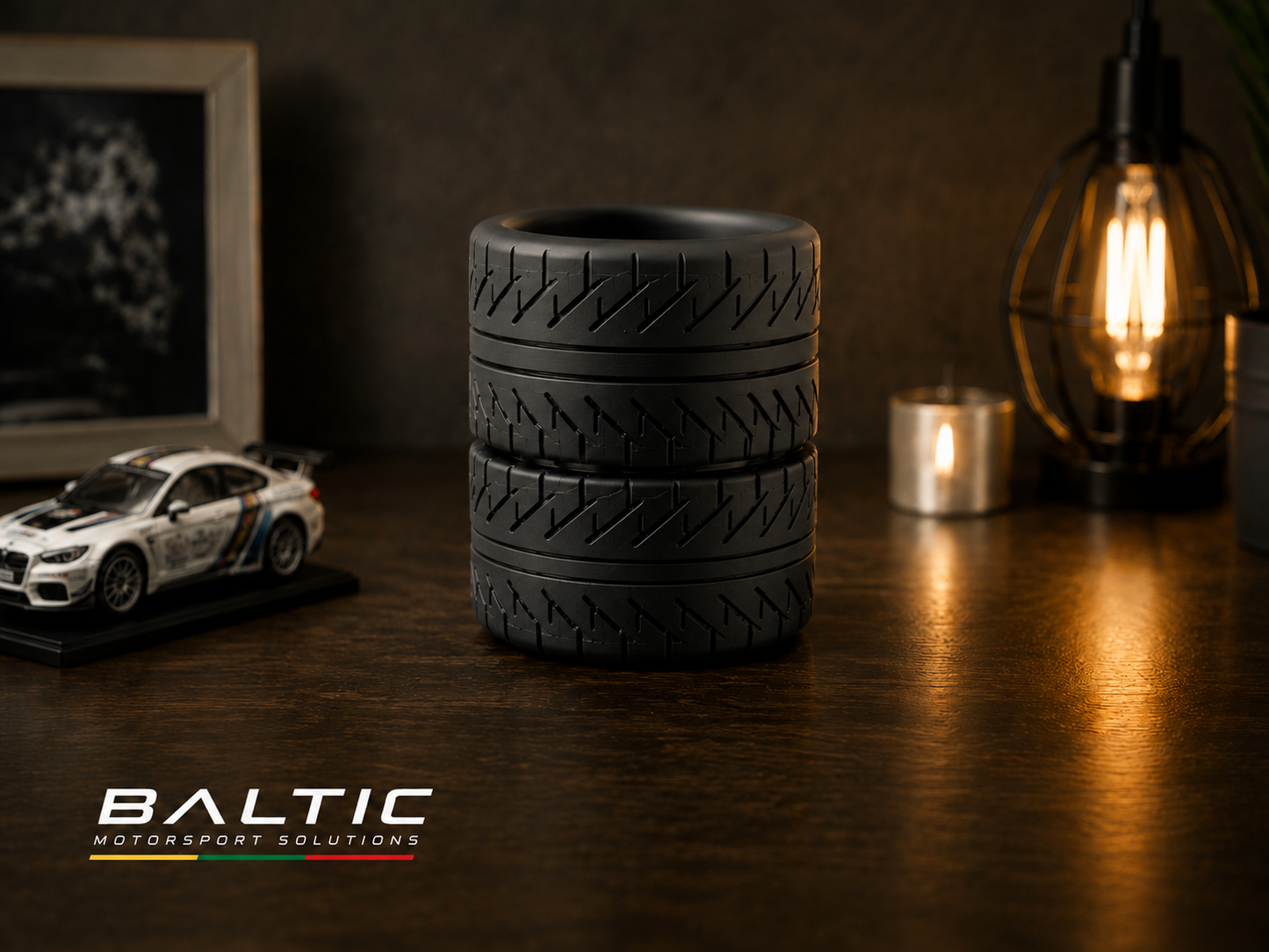 Racing Tire Pencil Case – For Car Lovers & Speed Fans!