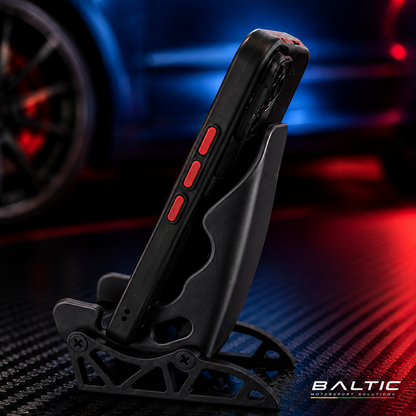 Race Car Seat Desk Phone Holder | Fun Office & Desk Accessory | Adjustable Smartphone Stand