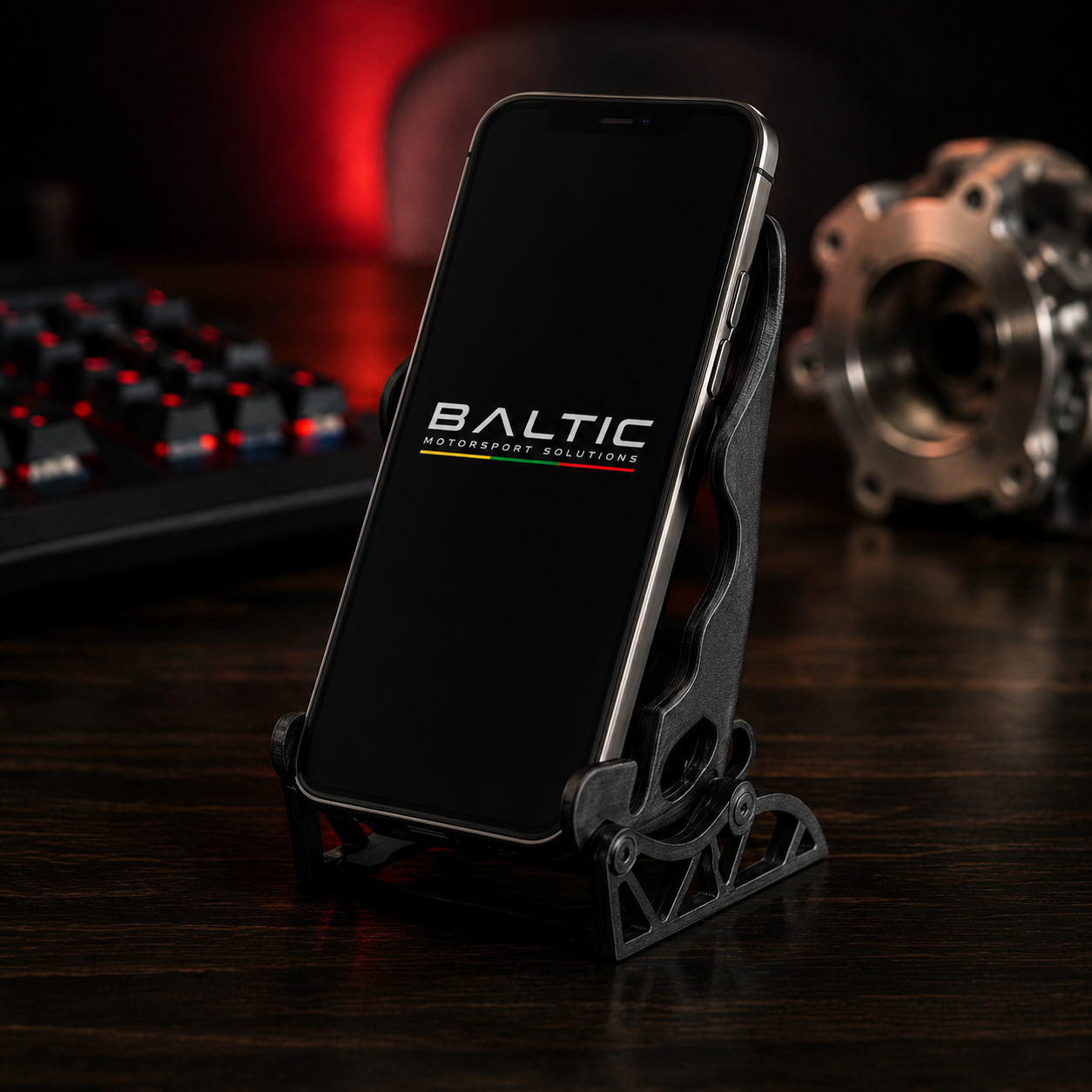 Race Car Seat Desk Phone Holder | Fun Office & Desk Accessory | Adjustable Smartphone Stand