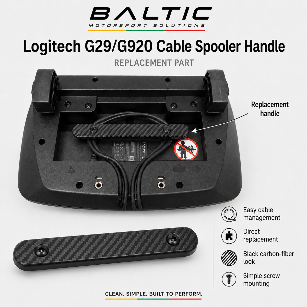 Logitech G27/G29/G290 Cable Spooler