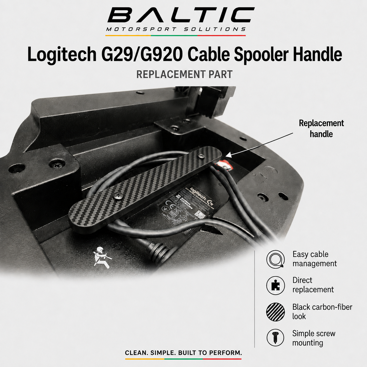 Logitech G27/G29/G290 Cable Spooler