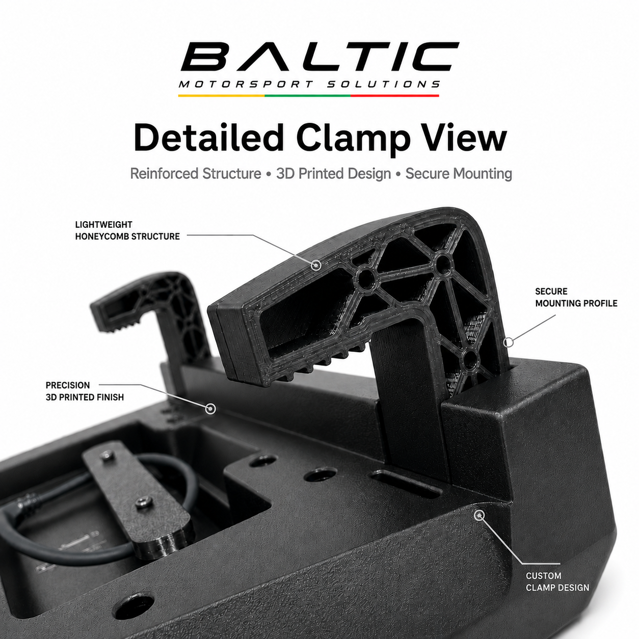 Logitech G25/G27/G29/G290 Steering Wheel Clamps