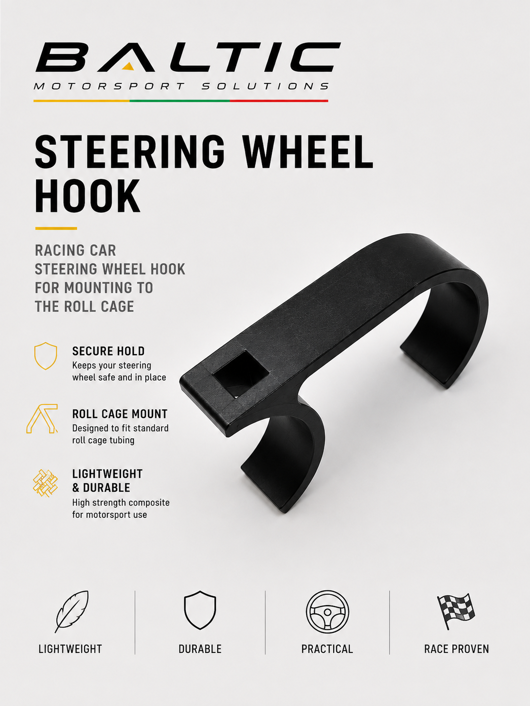 Racing Steering Wheel Hook