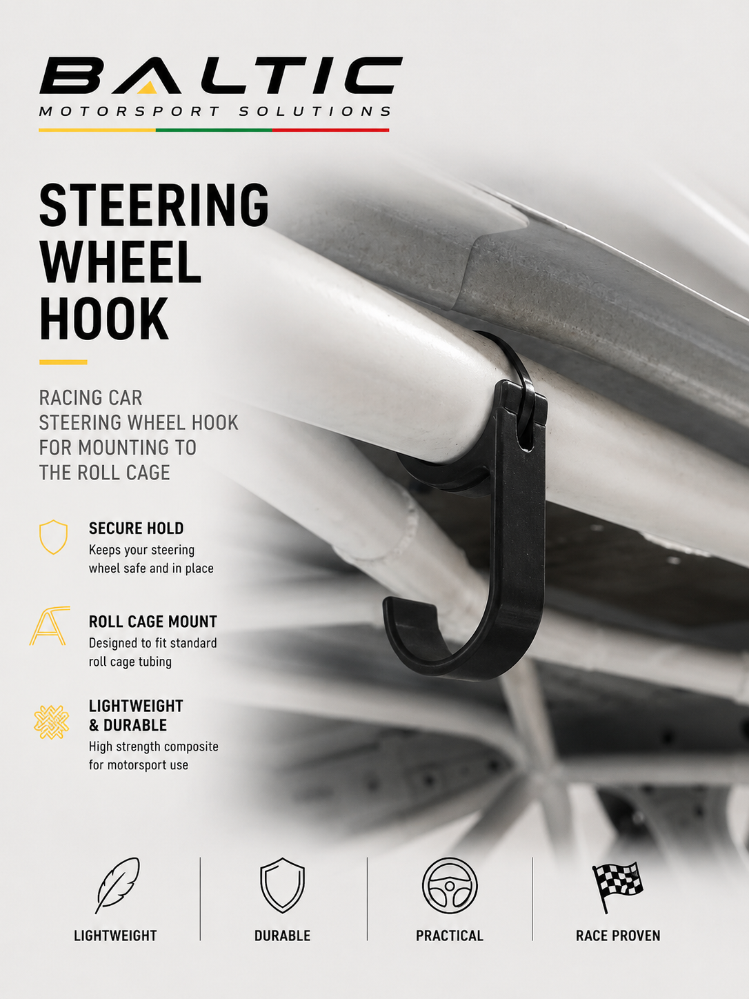 Racing Steering Wheel Hook