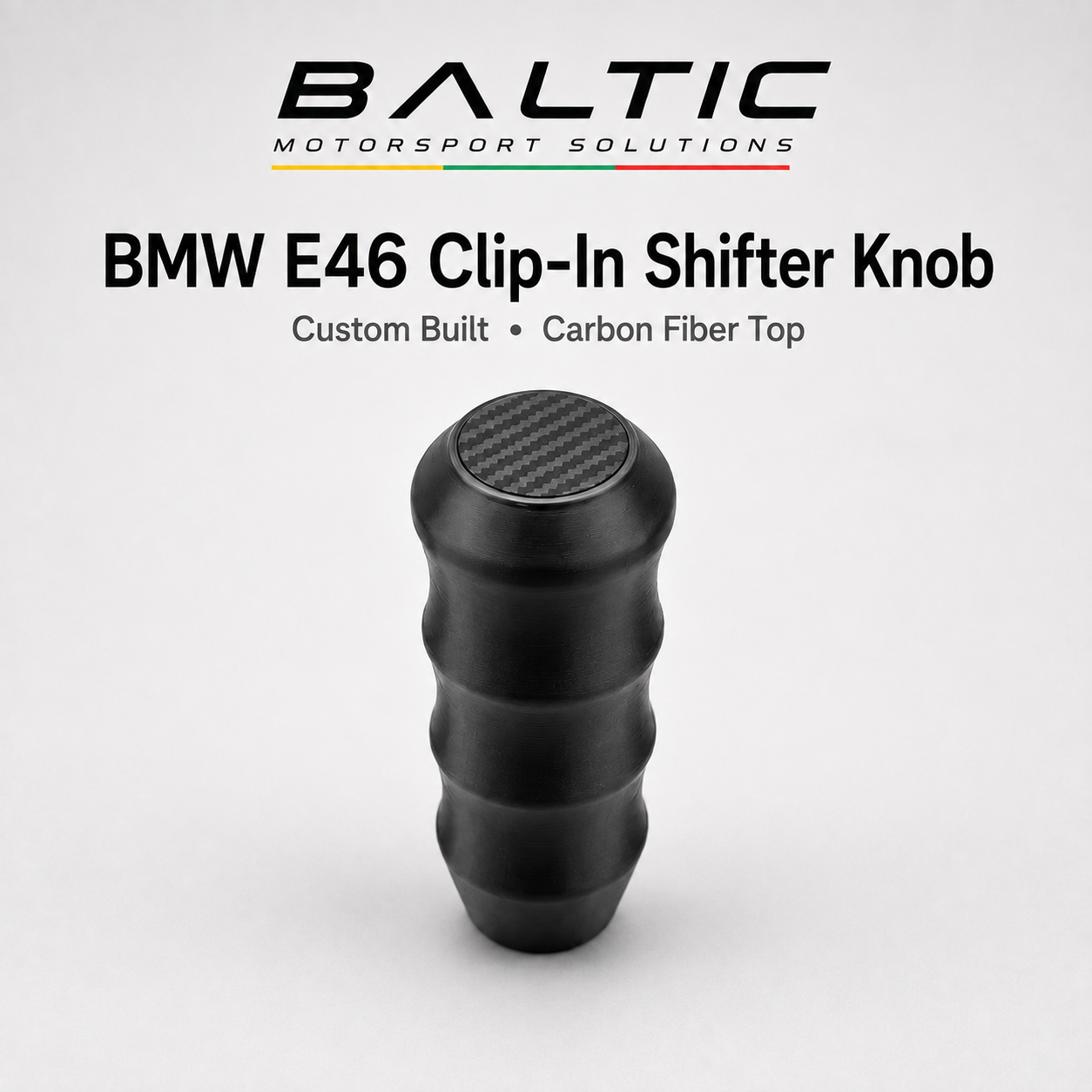 Clip in Gear Knob For BMW 3 Series Ribbed