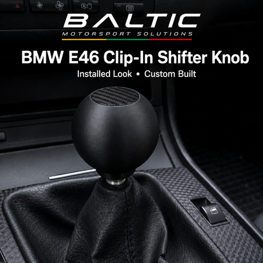 Clip in Gear Knob For BMW 3 Series Round