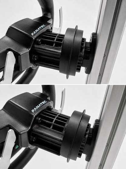 Fanatec QR2 Quick-Release Wheel Holder | Aluminium Profile Mount | Sim Racing Cockpit Accessory