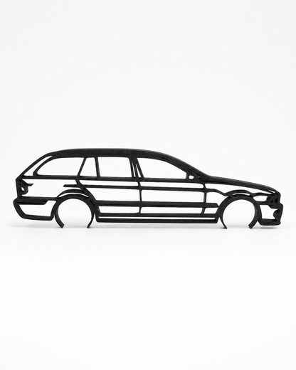 BMW E39 Touring 3D Printed Wall Art – Automotive Garage & Man Cave Decor