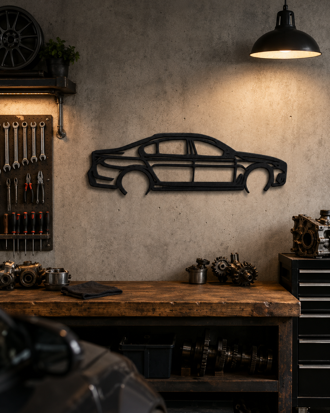 BMW 7 Series G12 2018 3D Printed Wall Art – Automotive Garage & Man Cave Decor