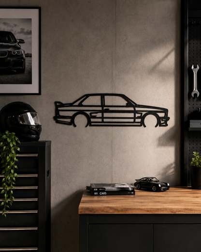 BMW M3 E30 3D Printed Wall Art – Classic Automotive Garage & Man Cave Decor