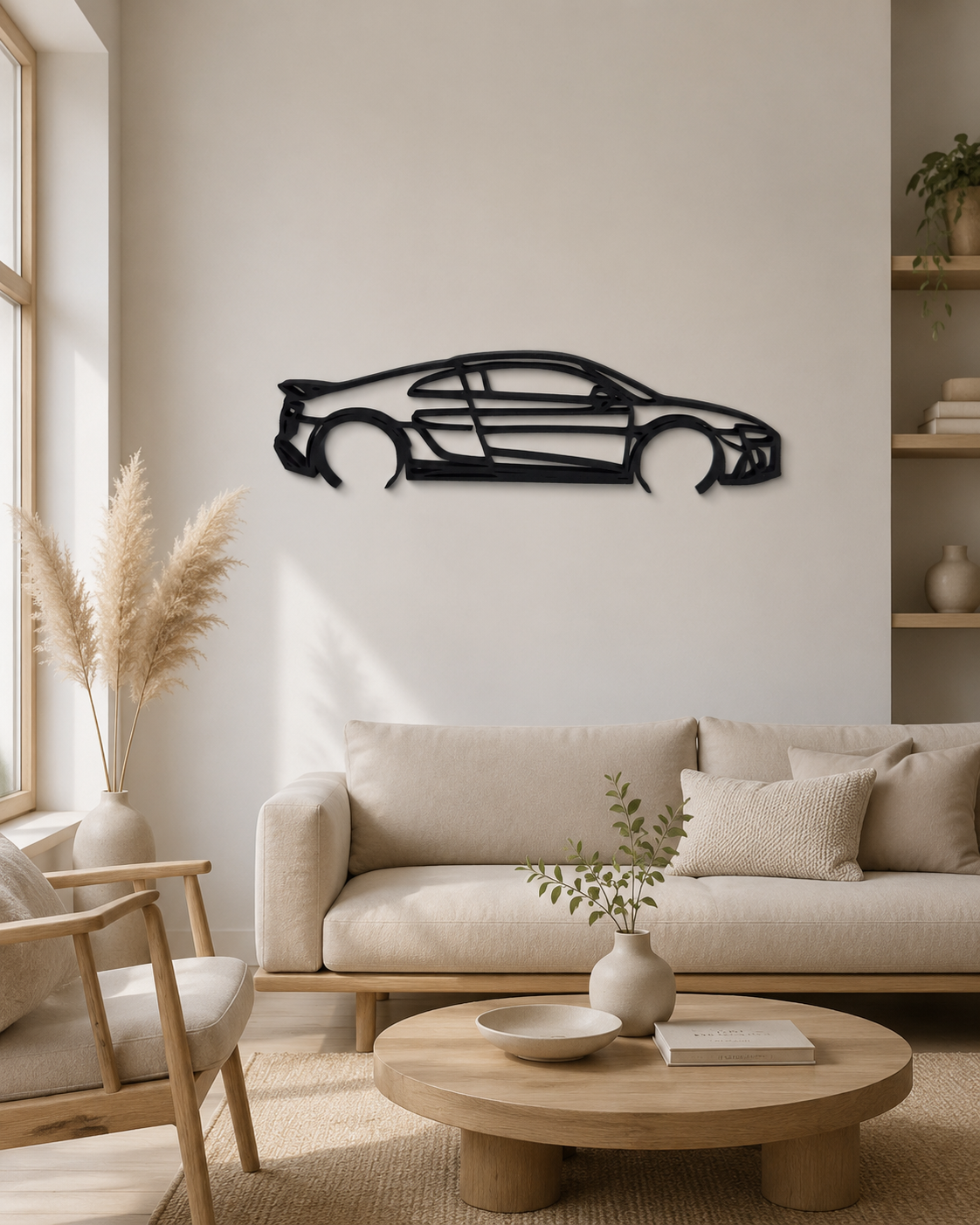 Audi R8 3D Printed Wall Art – Supercar Garage & Man Cave Decor