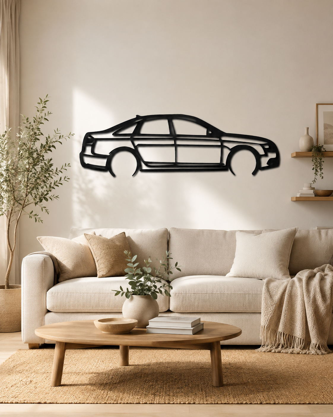 Audi A6 4F C6 2006 3D Printed Wall Art – Automotive Garage & Man Cave Decor