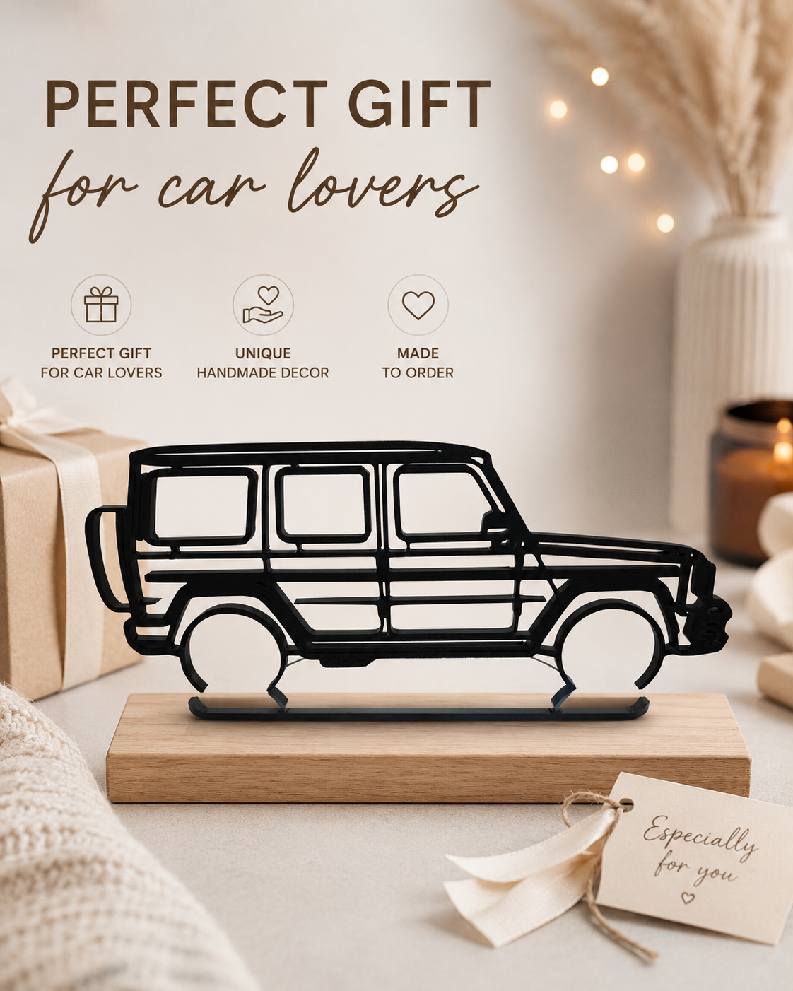 Mercedes-Benz G63 AMG 2022 3D Printed Wall Art – G-Class Garage & Man Cave Decor