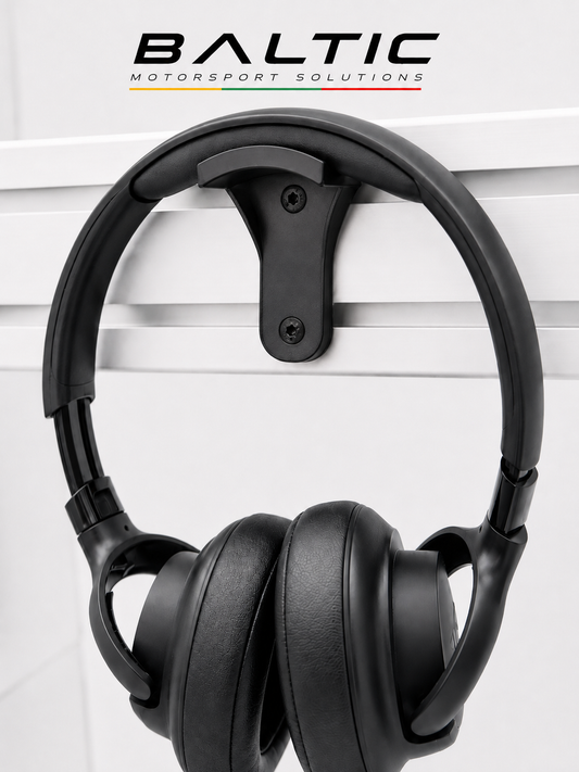 Sim Racing Headphones & VR Headset Hanger – Bolt-On Cockpit Mount