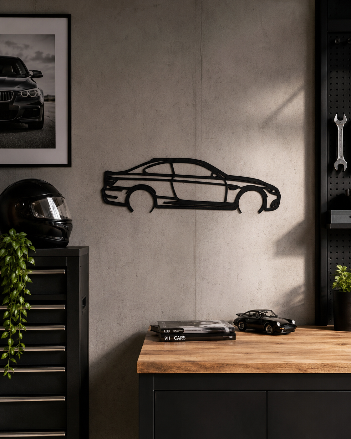 BMW M3 E92 2013 3D Printed Wall Art – Automotive Garage & Man Cave Decor