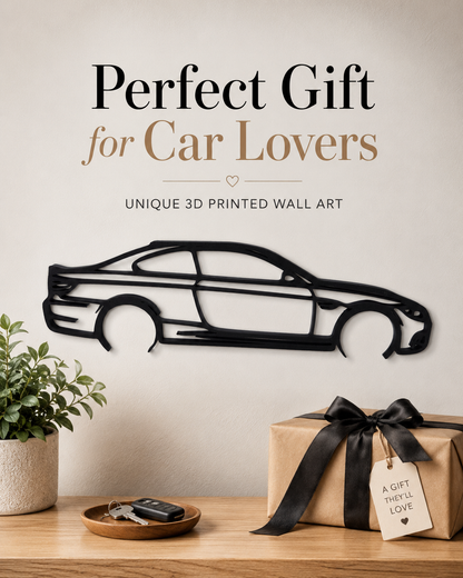 BMW M3 E92 2013 3D Printed Wall Art – Automotive Garage & Man Cave Decor