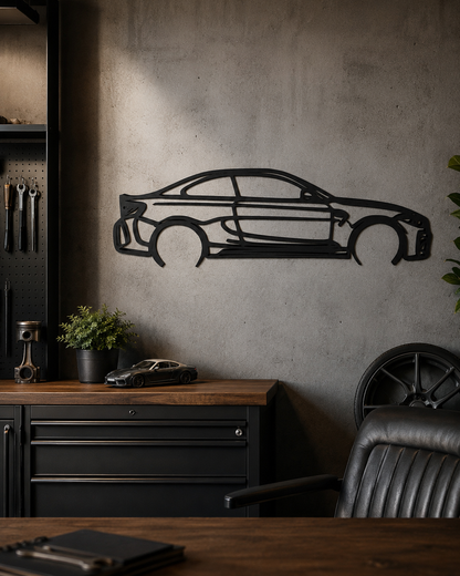 BMW M2 F87 2016 3D Printed Wall Art – Automotive Garage & Man Cave Decor