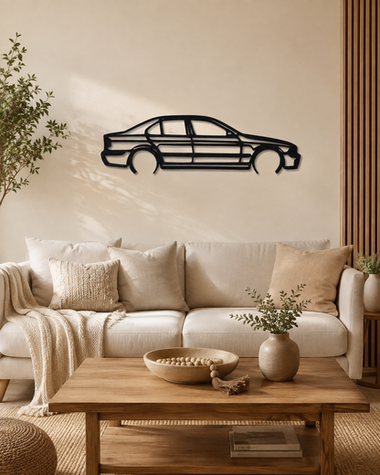 BMW M5 E39 3D Printed Wall Art – Automotive Garage & Man Cave Decor