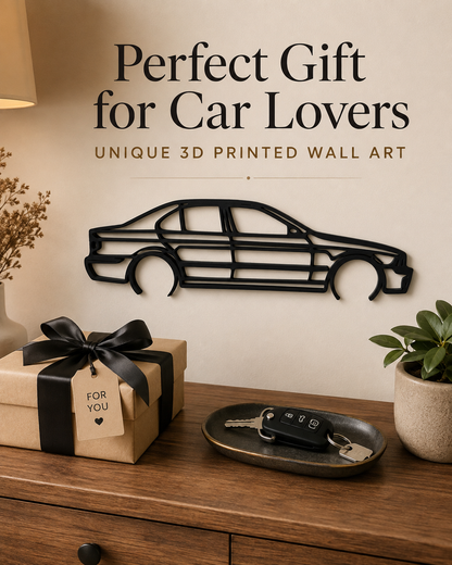 BMW M5 E39 3D Printed Wall Art – Automotive Garage & Man Cave Decor