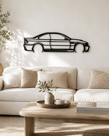 BMW M3 E46 3D Printed Wall Art – Automotive Garage & Man Cave Decor