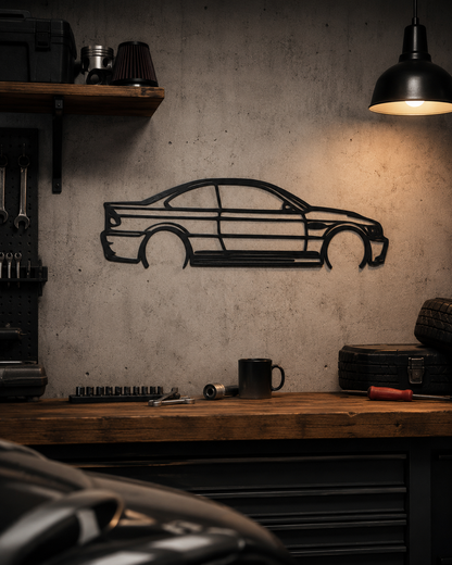 BMW M3 E46 3D Printed Wall Art – Automotive Garage & Man Cave Decor
