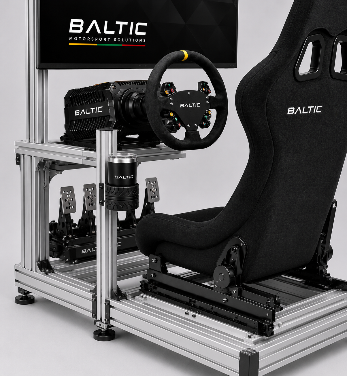 Simulator Racing Cup Holder – Drink Holder for Sim Rig | Gaming Cockpit Organizer
