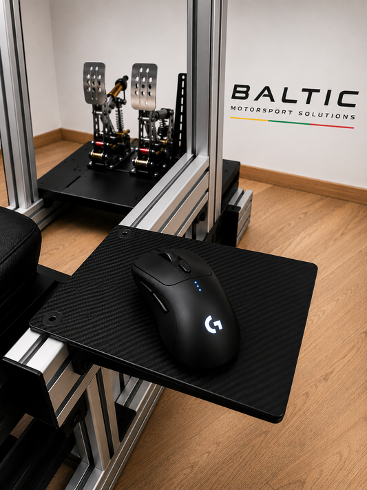 Sim Racing Mouse Pad - Custom 3D Printed Plastic Design
