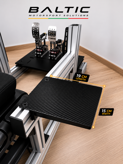 Sim Racing Mouse Pad - Custom 3D Printed Plastic Design