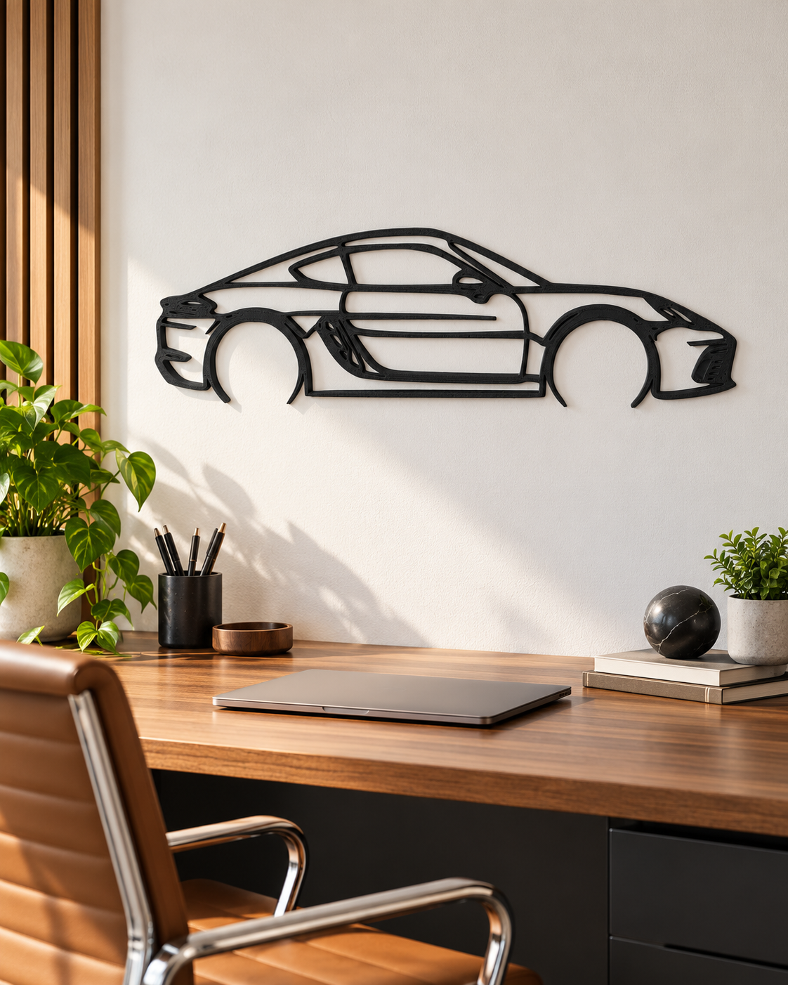 Porsche Car Wallpaper & Hanger - Home Decor for Auto Lovers