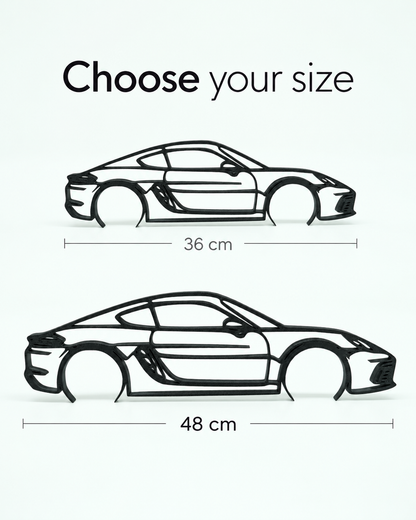 Porsche Car Wallpaper & Hanger - Home Decor for Auto Lovers
